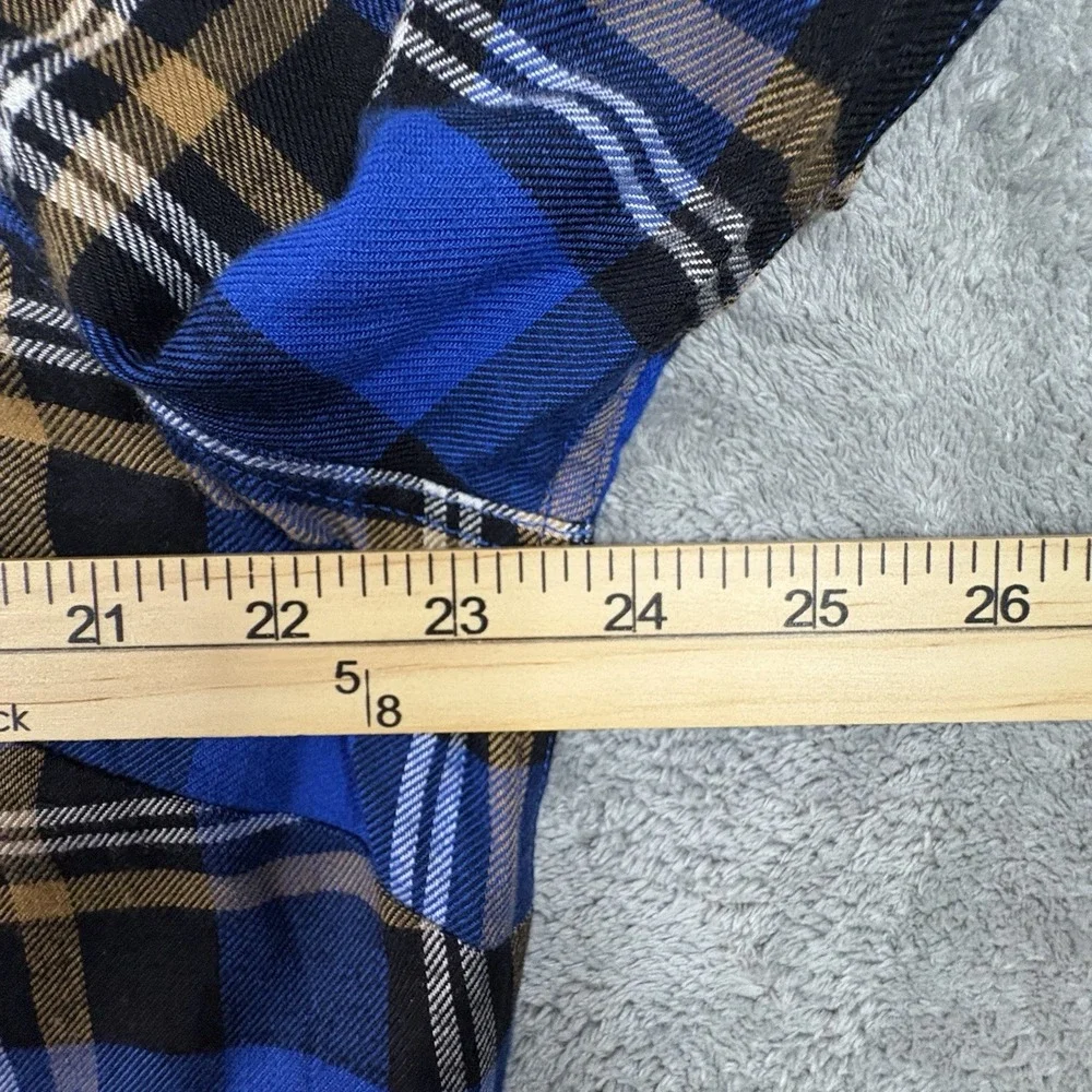 Eddie Bauer Women's‎ XL NWT Multicolor LS Plaid Flannel Tencel Blend SEE DESC